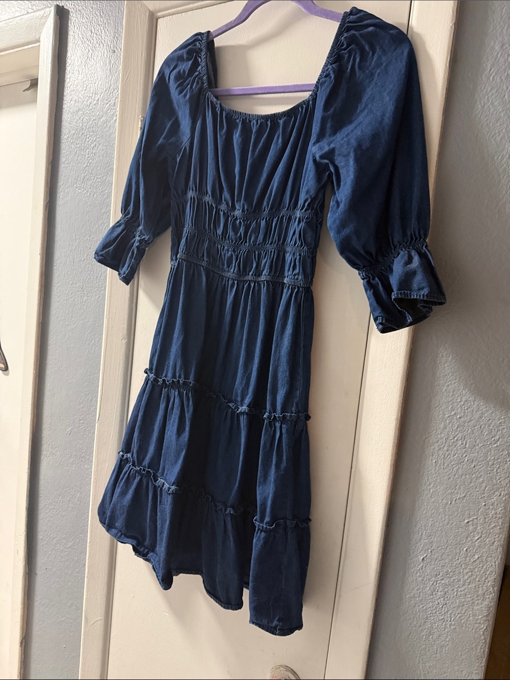 Speed limit MPH Blue Denim dress
